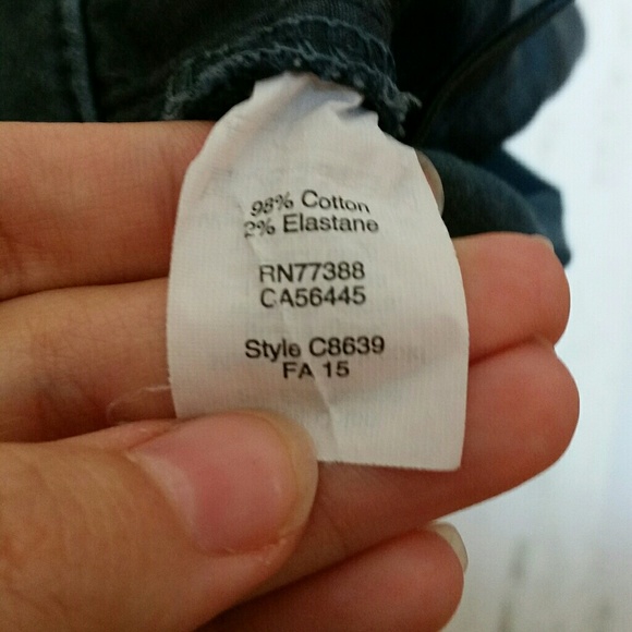 **SALE**J CREW FACTORY navy sateen skinny pants 26 - Picture 5 of 8